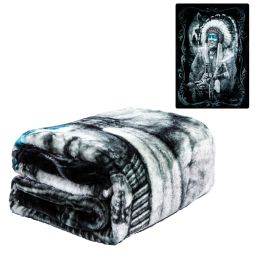 Plush Throw Blanket - Vision Quest - QUEEN BED 79"x 95" - Special Edition Faux Fur Blanket For Beds, Sofa, Couch, Picnic, Camping