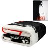 Plush Throw Blanket - Scarface Silhouette - QUEEN BED 79"x 95" - Faux Fur Blanket For Beds, Sofa, Couch, Picnic, Camping