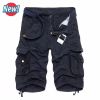 Men Cargo Shorts Casual Loose Short Pants Camouflage Military Summer Style Knee Length Plus Size 10 Colors Shorts Men